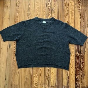 Lou & Grey Dark Gray Crew Neck Sweater